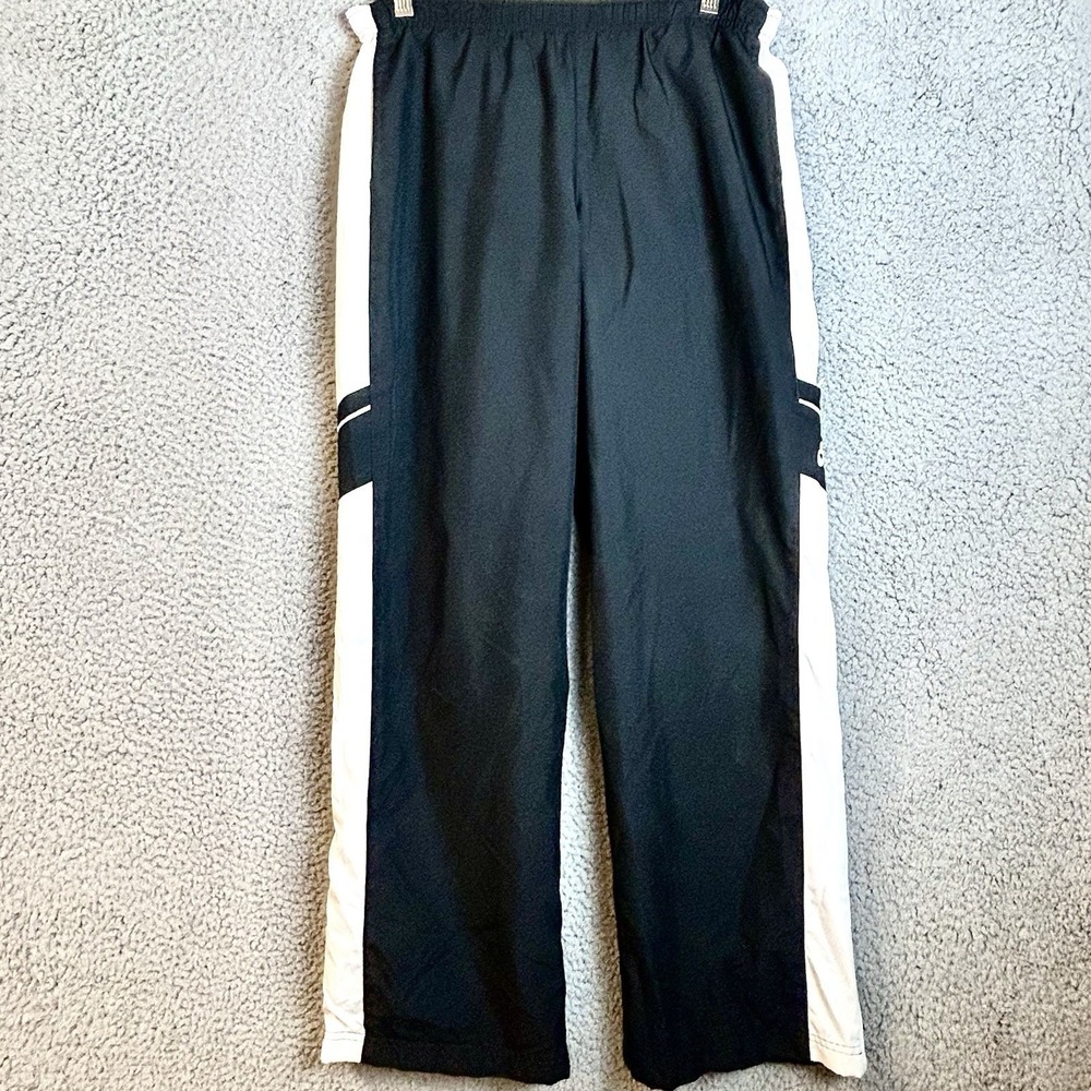 VTG 90s Nike Black Cargo Windbreaker Pants Youth XL Ankle Zip Women's Medium